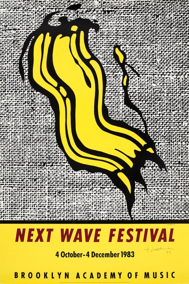 Next Wave Festival (Brooklyn Academy of Music Poster) (Corlett III.31), 1983 by Roy Lichtenstein