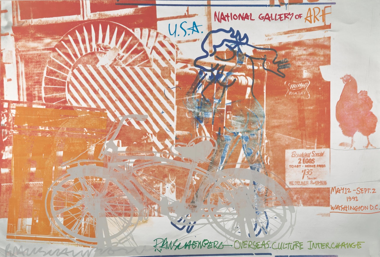 Rauschenberg Overseas Culture Interchange (ROCI) poster by Robert Rauschenberg