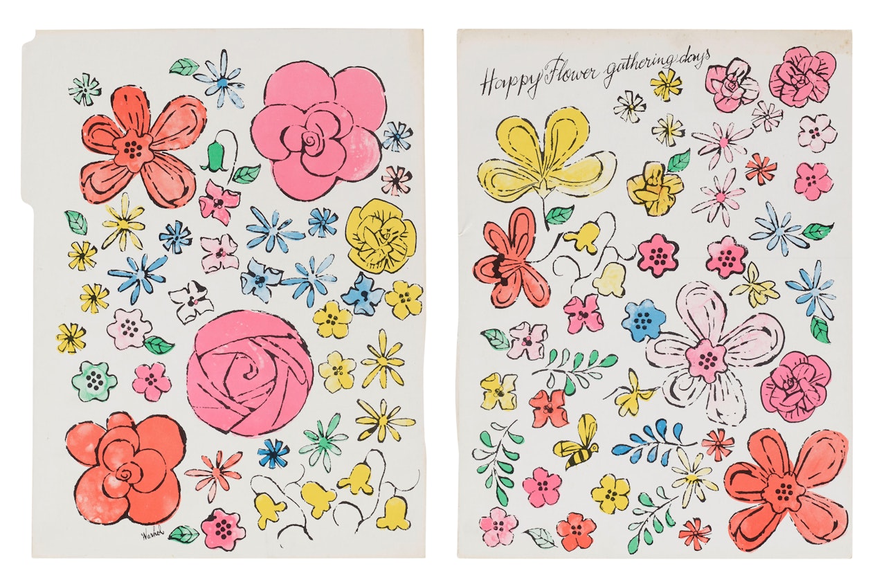 Happy Flower Gathering Days by Andy Warhol