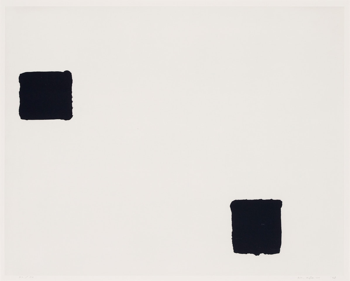 Correspondance 98-3 by Lee Ufan