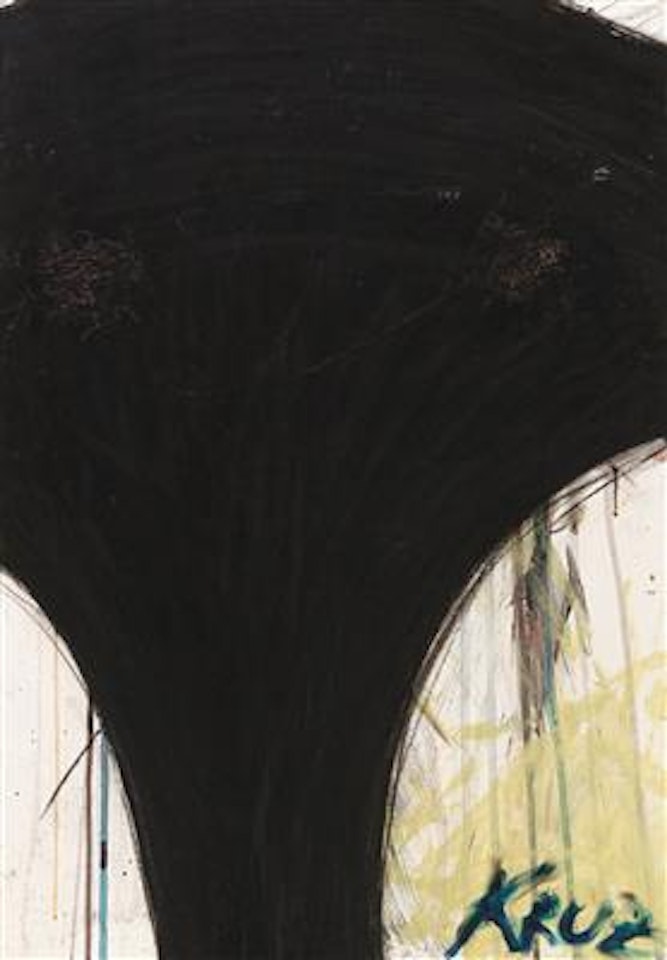 “Kruz” (Cross?) by Arnulf Rainer