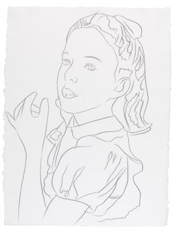 Portrait of a Young Girl by Andy Warhol
