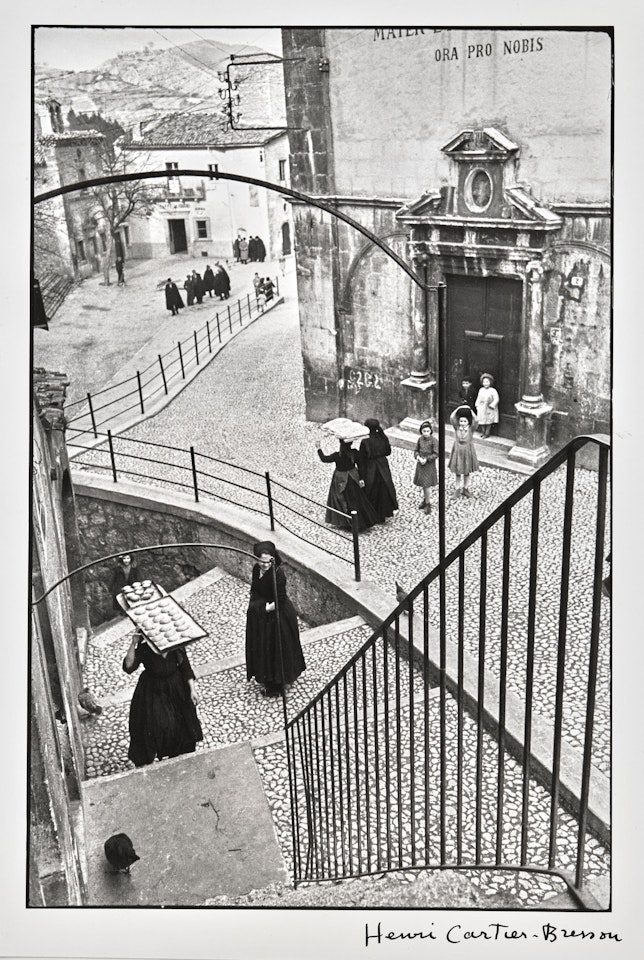 Aquila degli Abruzzi, Italy by Henri Cartier-Bresson
