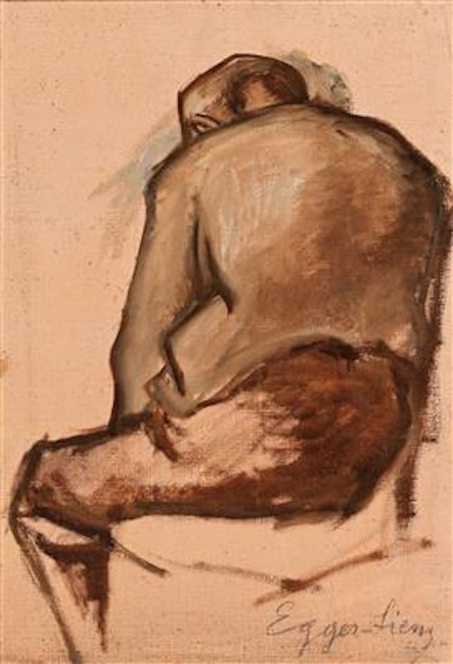 Study for the painting “Die Alten” (“The Old Ones”) by Albin Egger-Lienz