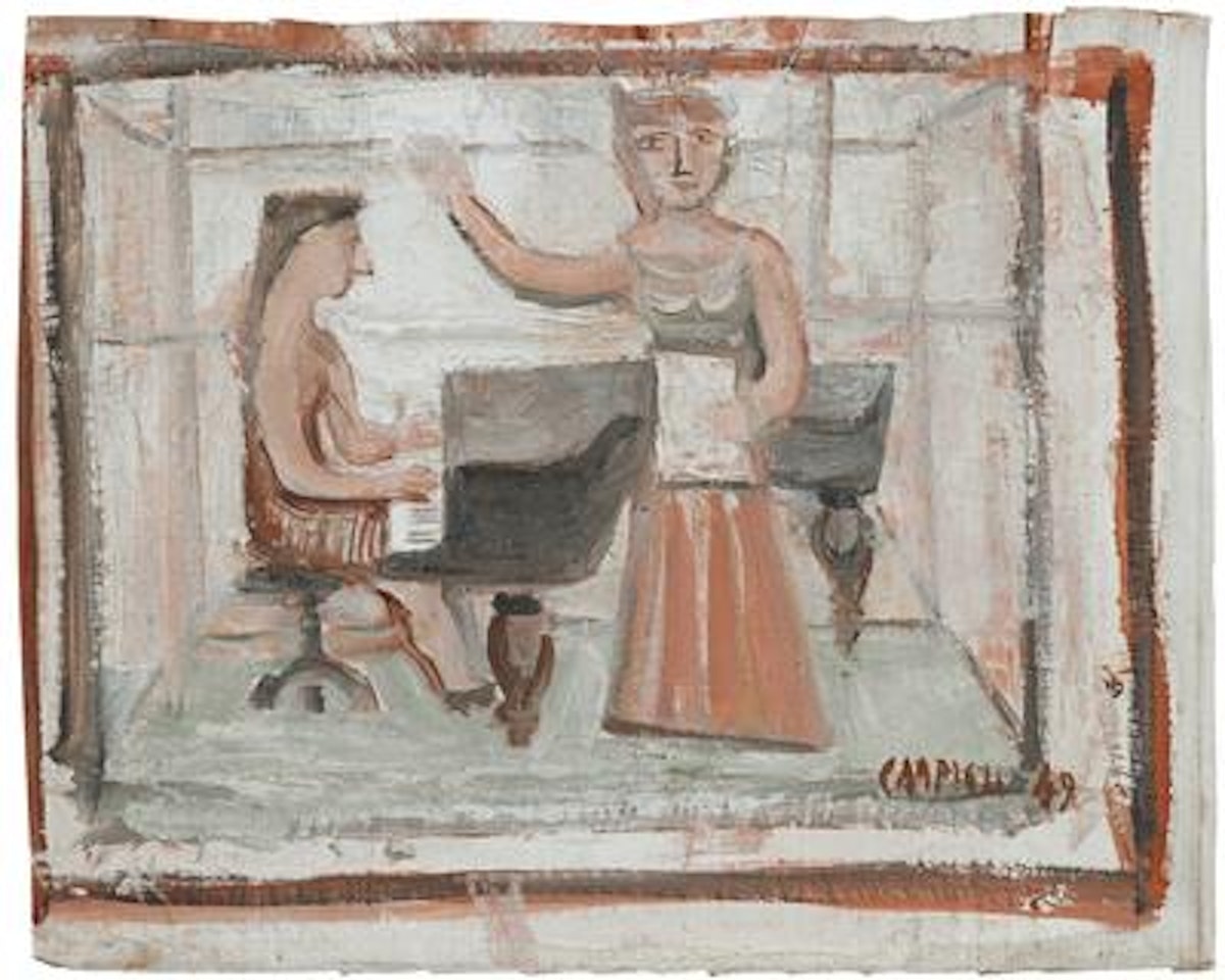 Pianista by Massimo Campigli
