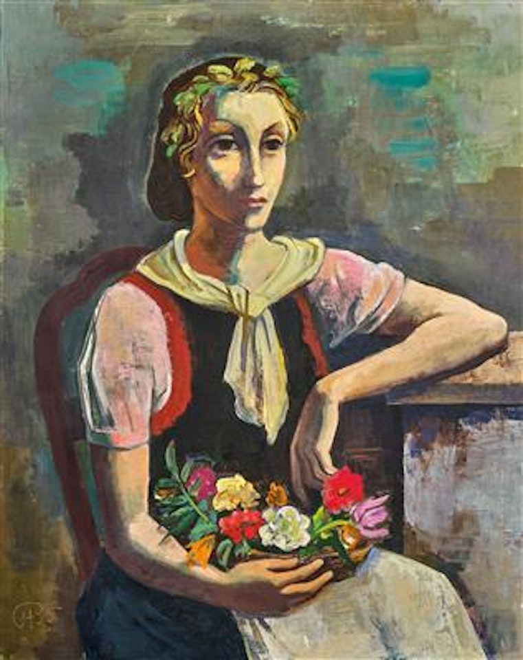 Flowergirl by Karl Hofer
