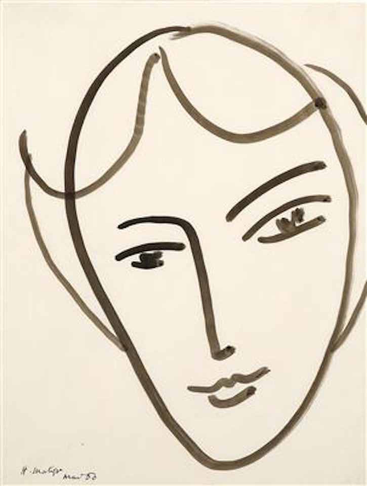Tête de jeune Fille by Henri Matisse
