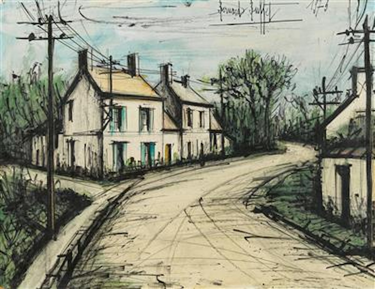 Route de village by Bernard Buffet