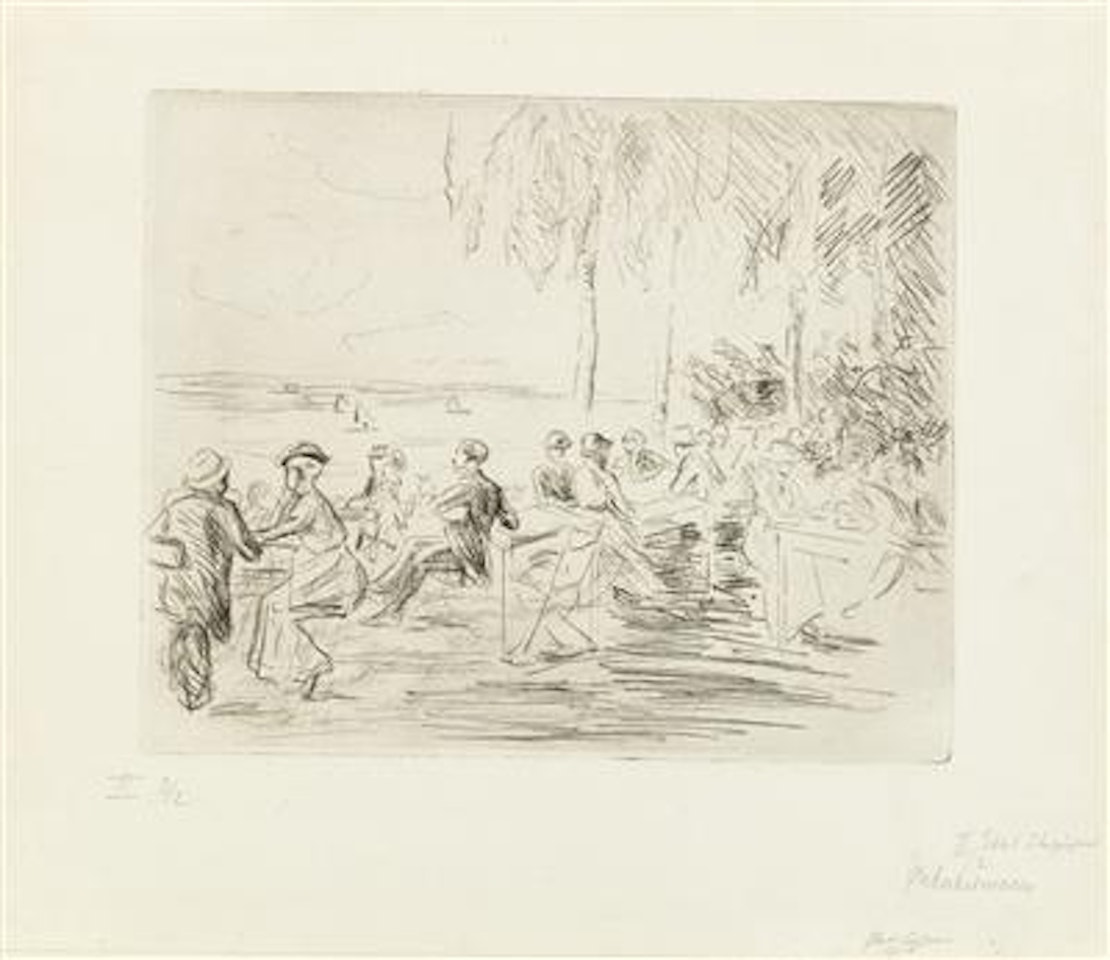 “An der Elbe” by Max Liebermann