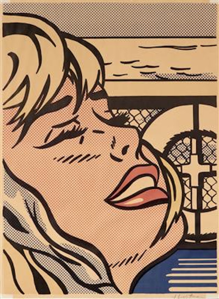 Shipboard girl by Roy Lichtenstein