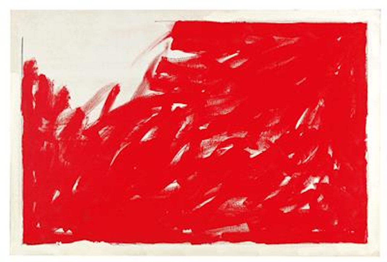 Rosso by Mario Schifano