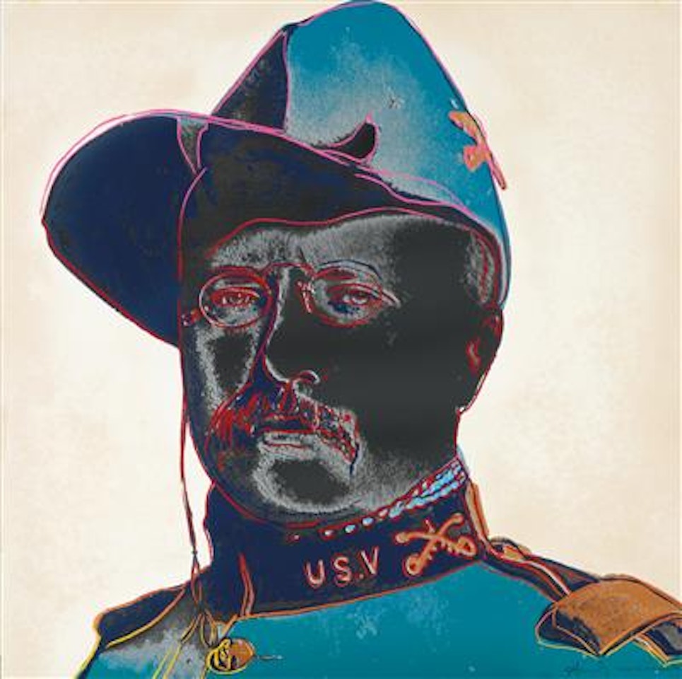 Teddy Roosevelt (from Cowboys and Indians series) by Andy Warhol
