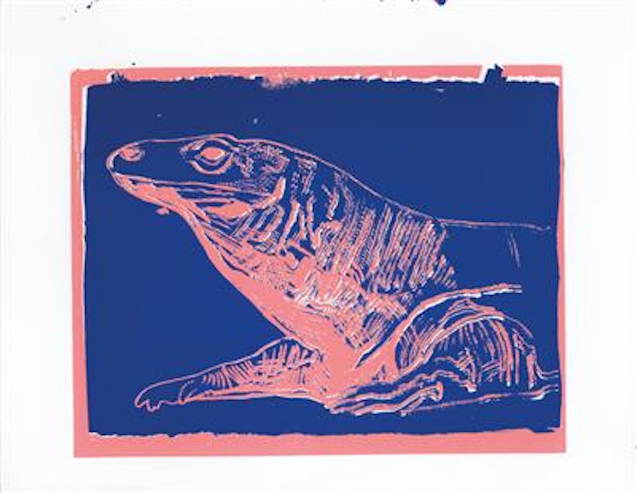 Komodo Monitor (from Vanishing Animals) by Andy Warhol