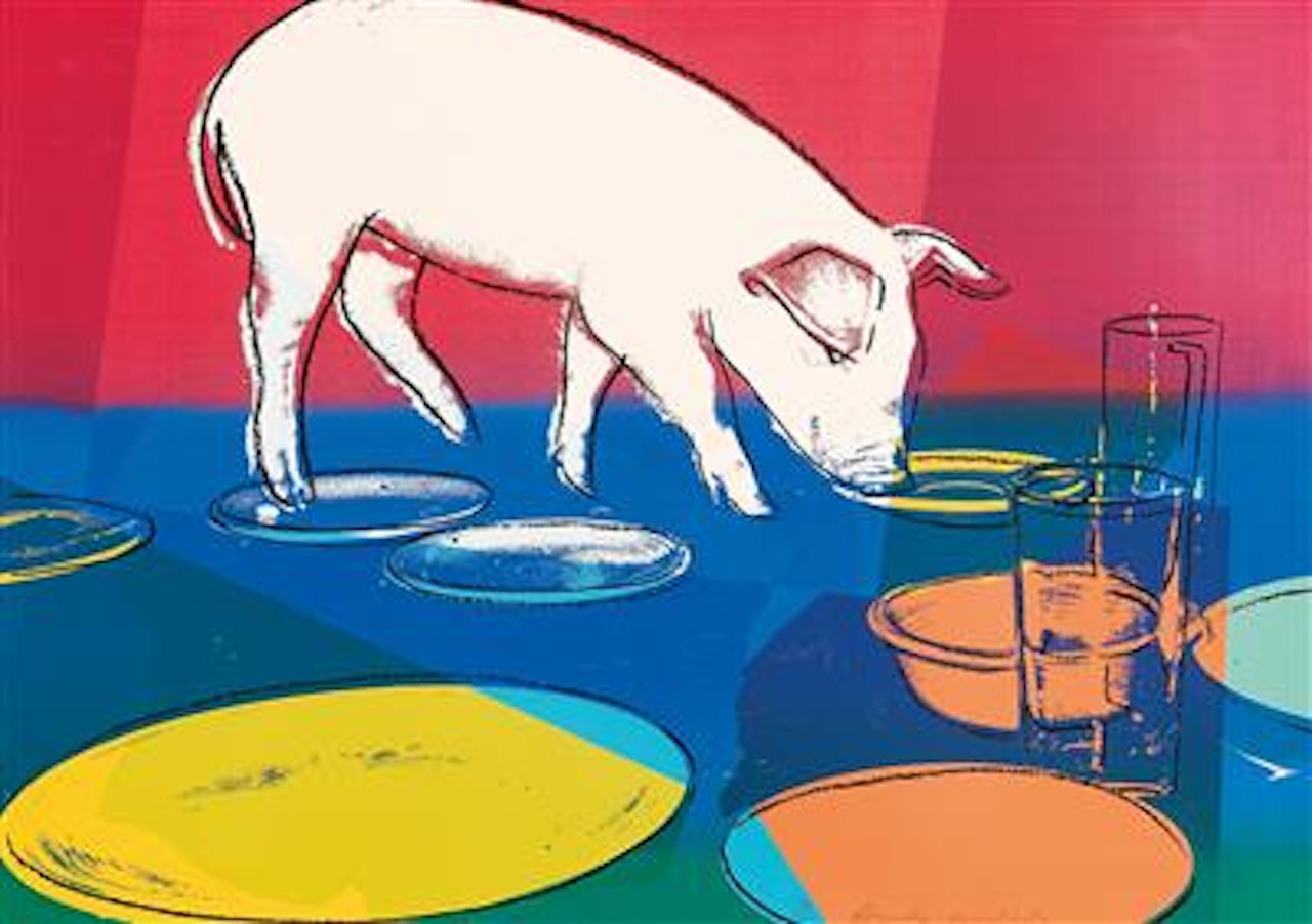 “Fiesta Pig” by Andy Warhol
