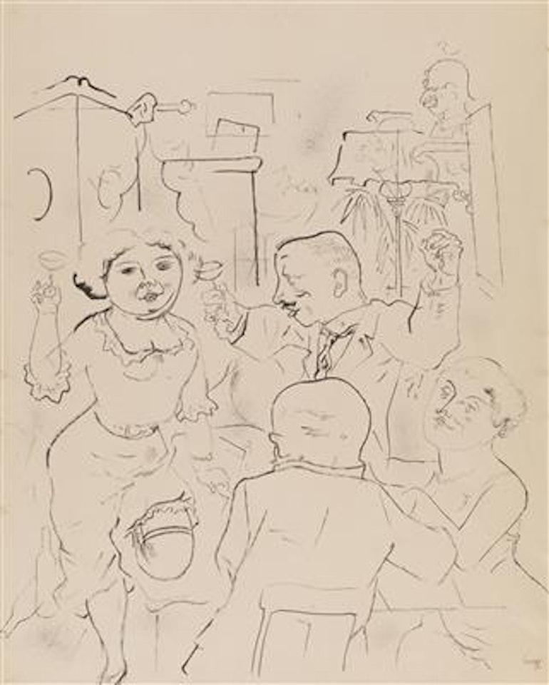 Verlobung by George Grosz