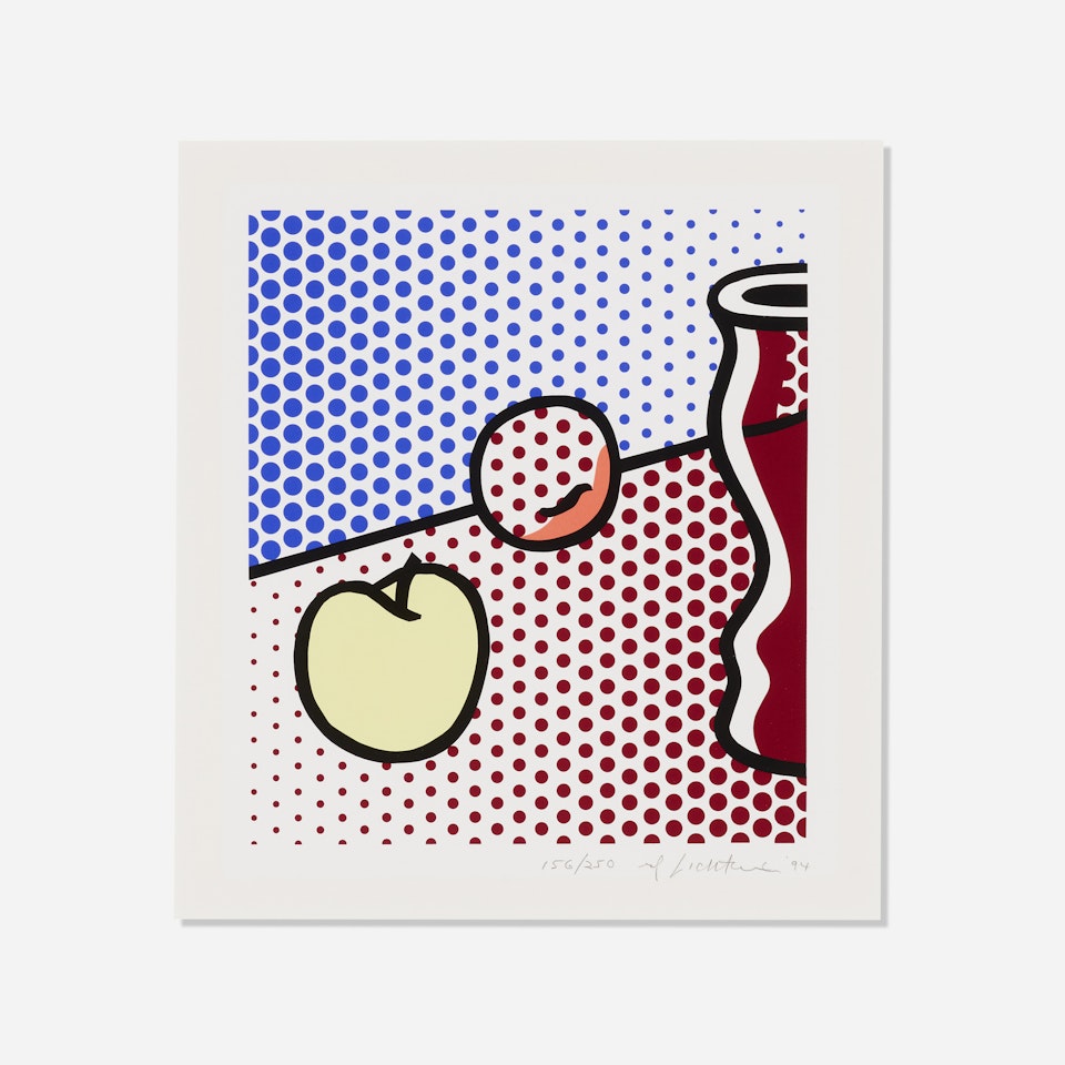 Still Life With Red Jar by Roy Lichtenstein