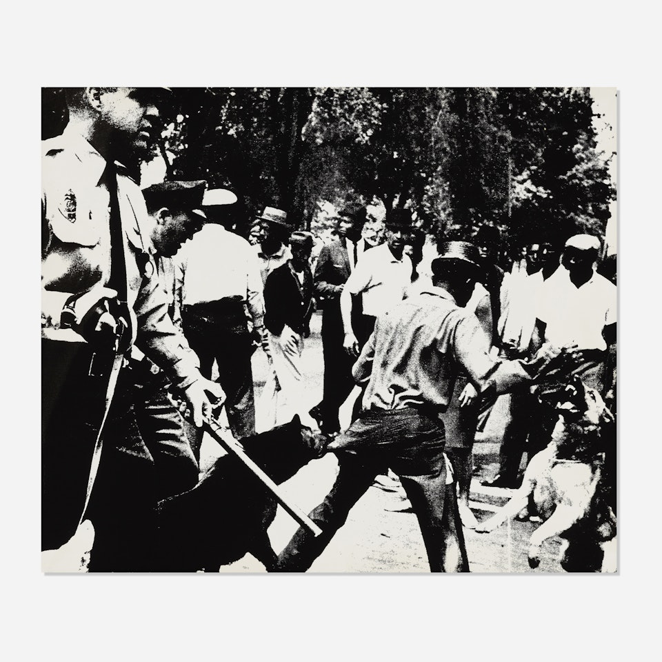 Birmingham Race Riot (from the X + X (Ten Works by Ten Painters) portfolio) by Andy Warhol