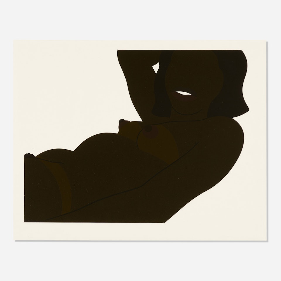 Great American Brown Nude: Cut-out by Tom Wesselmann
