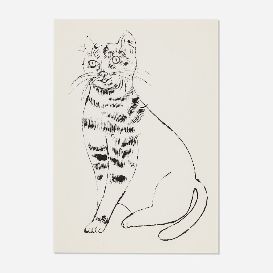 25 Cats Name Sam and One Blue Pussy by Andy Warhol