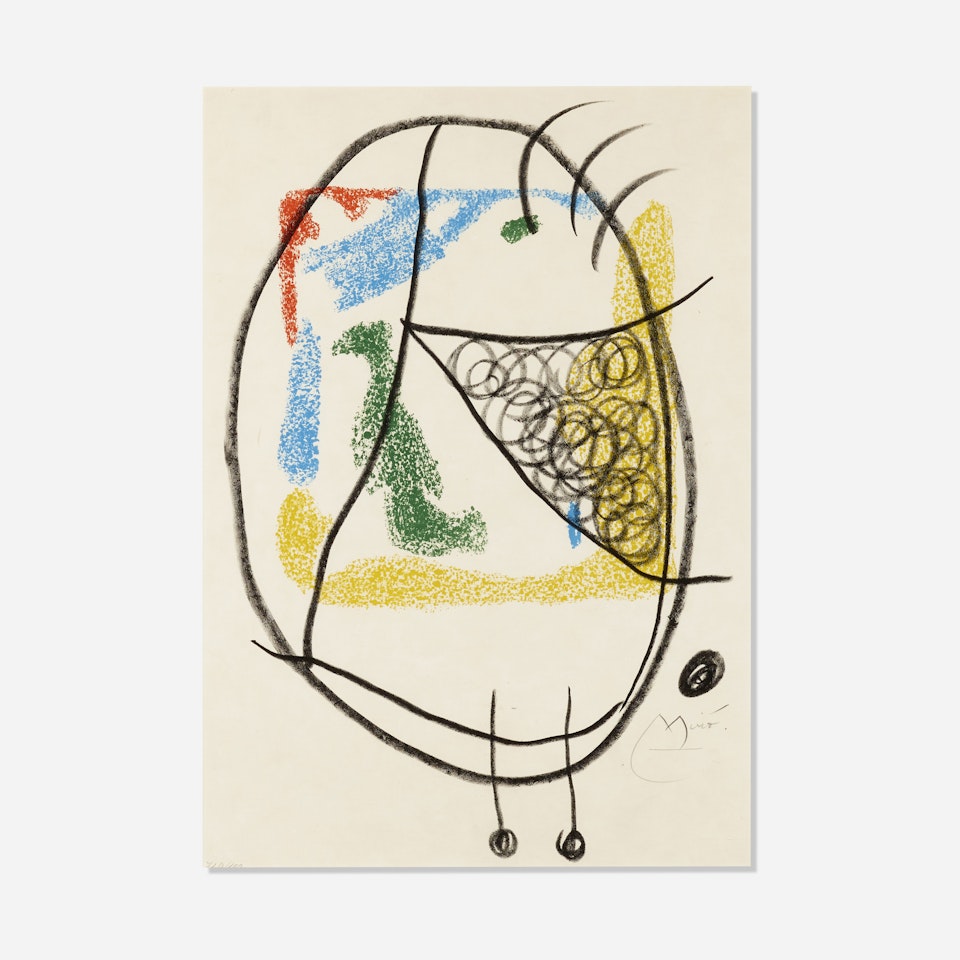 Unique Composition IX (from Les Essències de la Terra portfolio) by Joan Miró