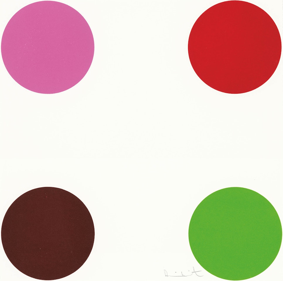 Curare : 40 Woodcut Spots by Damien Hirst