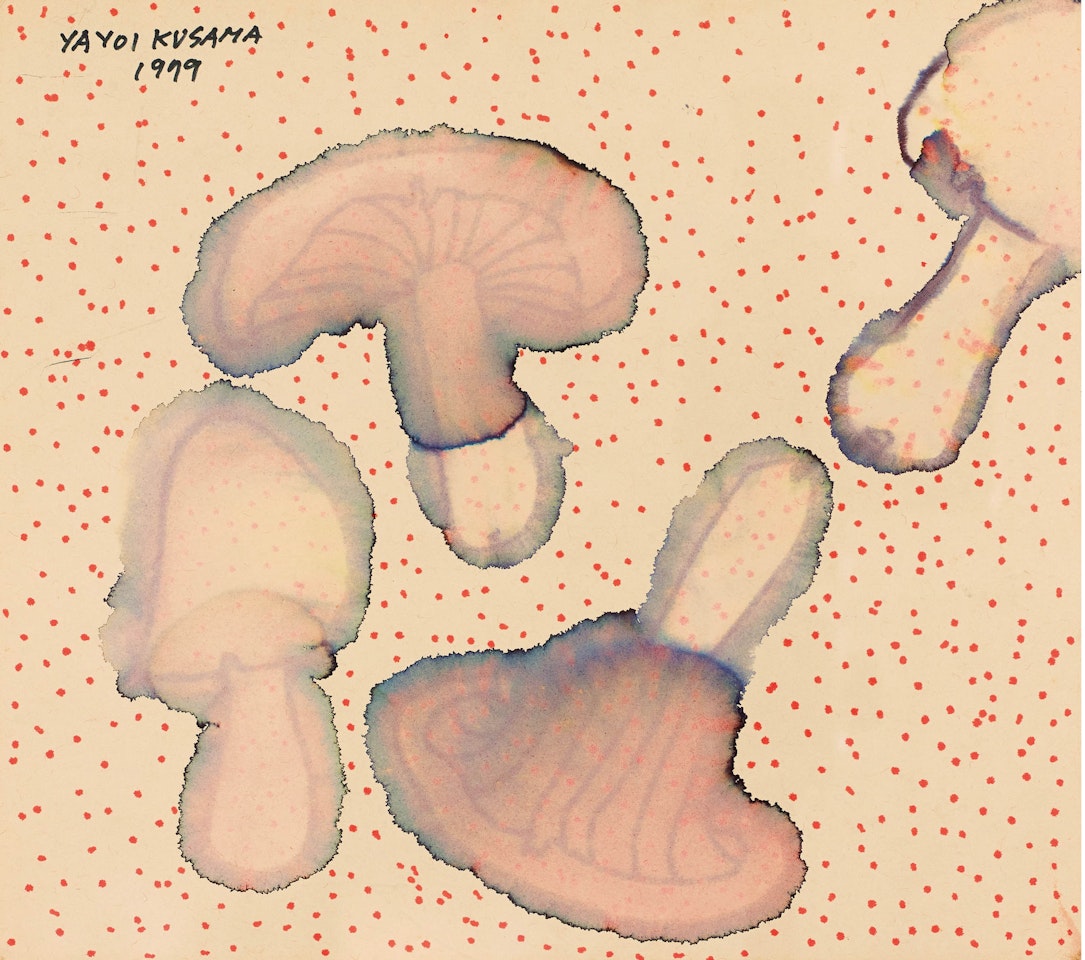Mushrooms by Yayoi Kusama