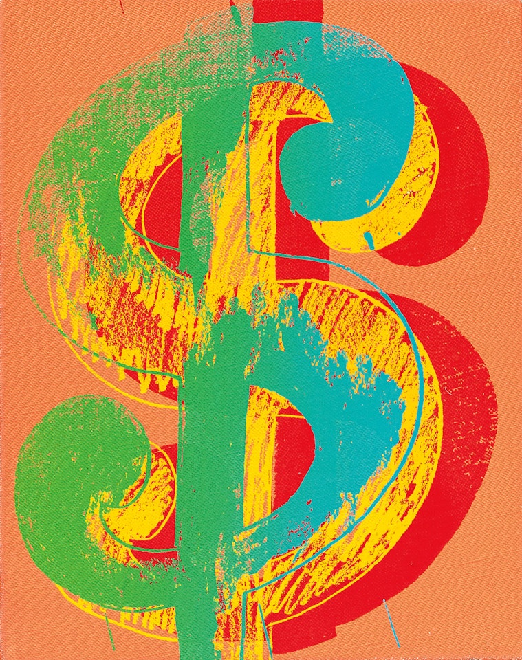 Dollar Sign by Andy Warhol