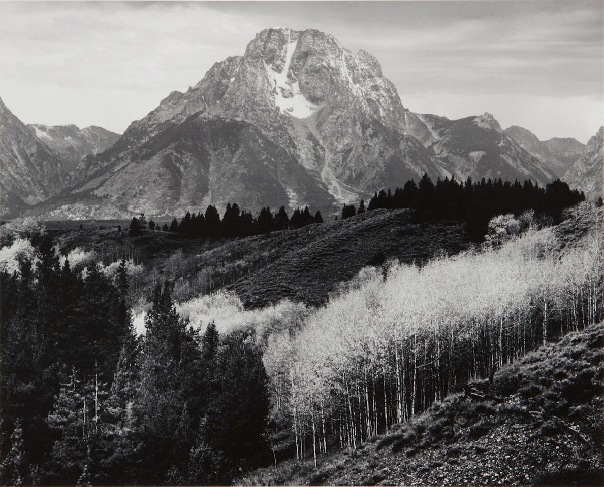 Mount Moran' (Autumn, Grand Teton National Park, Wyoming) by Ansel Adams