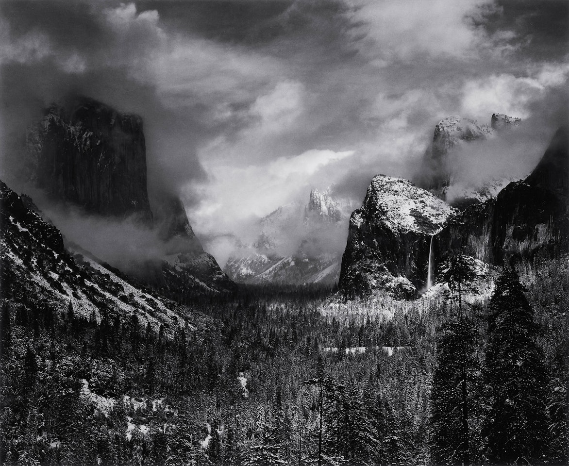 Clearing Winter Storm, Yosemite National Park by Ansel Adams