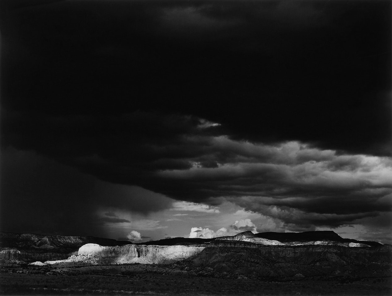Thunderstorm, Ghost Ranch, Chama Valley, New Mexico by Ansel Adams