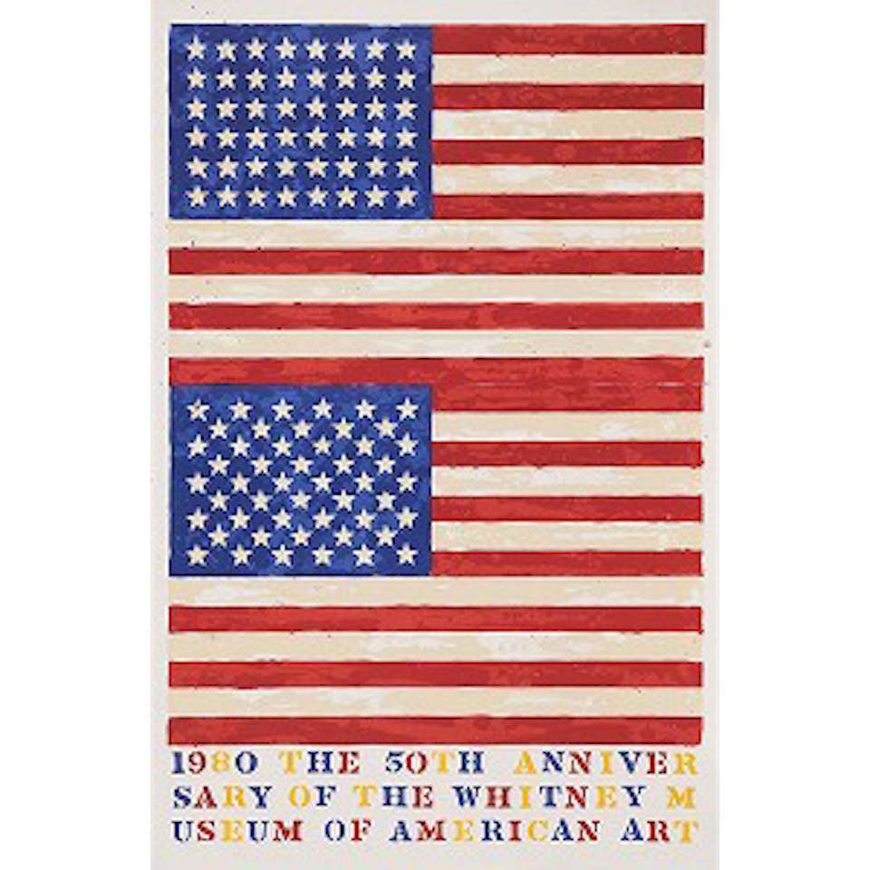 The 50th Anniversary Of The Whitney Museum Of American Art by Jasper Johns