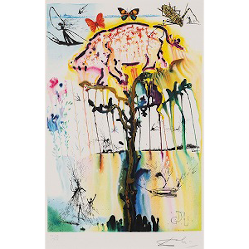 Pig and Pepper, from Alice in Wonderland by Salvador Dali