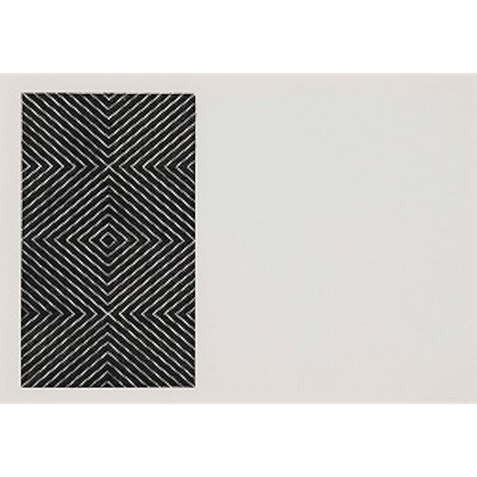 Tuxedo Park, from Black Series Ⅱ (Axsom 13) by Frank Stella