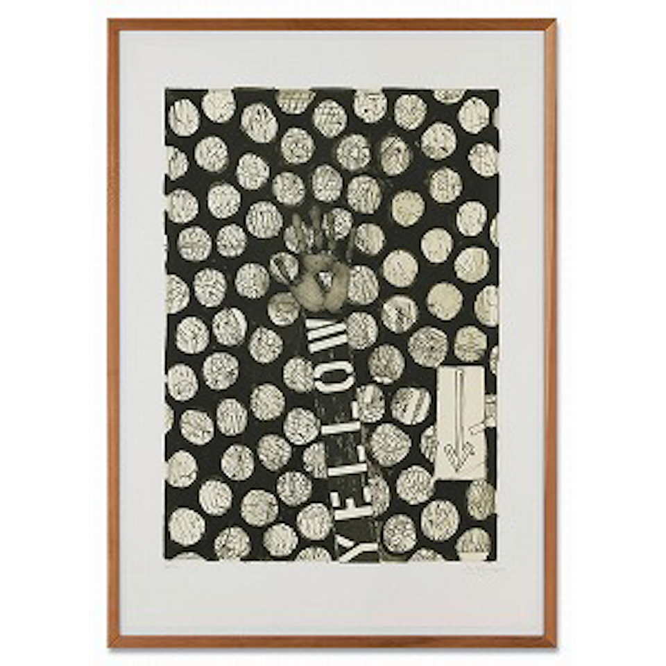 UNTITLED (YELLOW) (ULAE 225) by Jasper Johns
