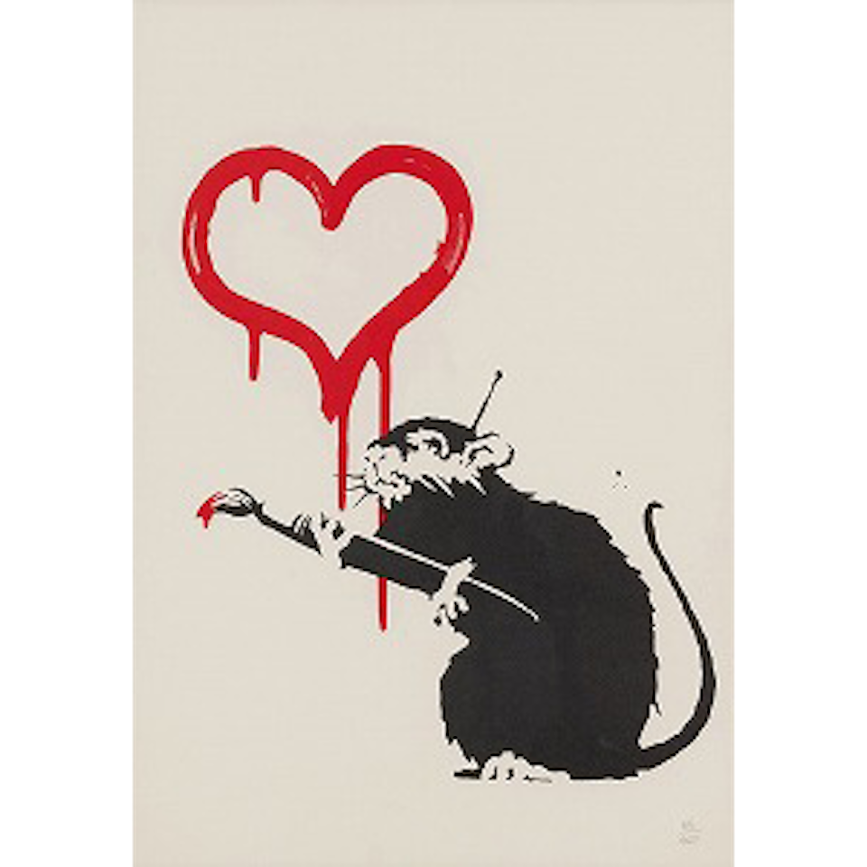 Love Rat by Banksy