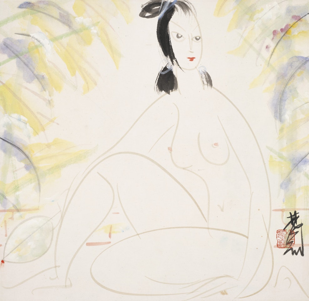 Nude by Lin Fengmian