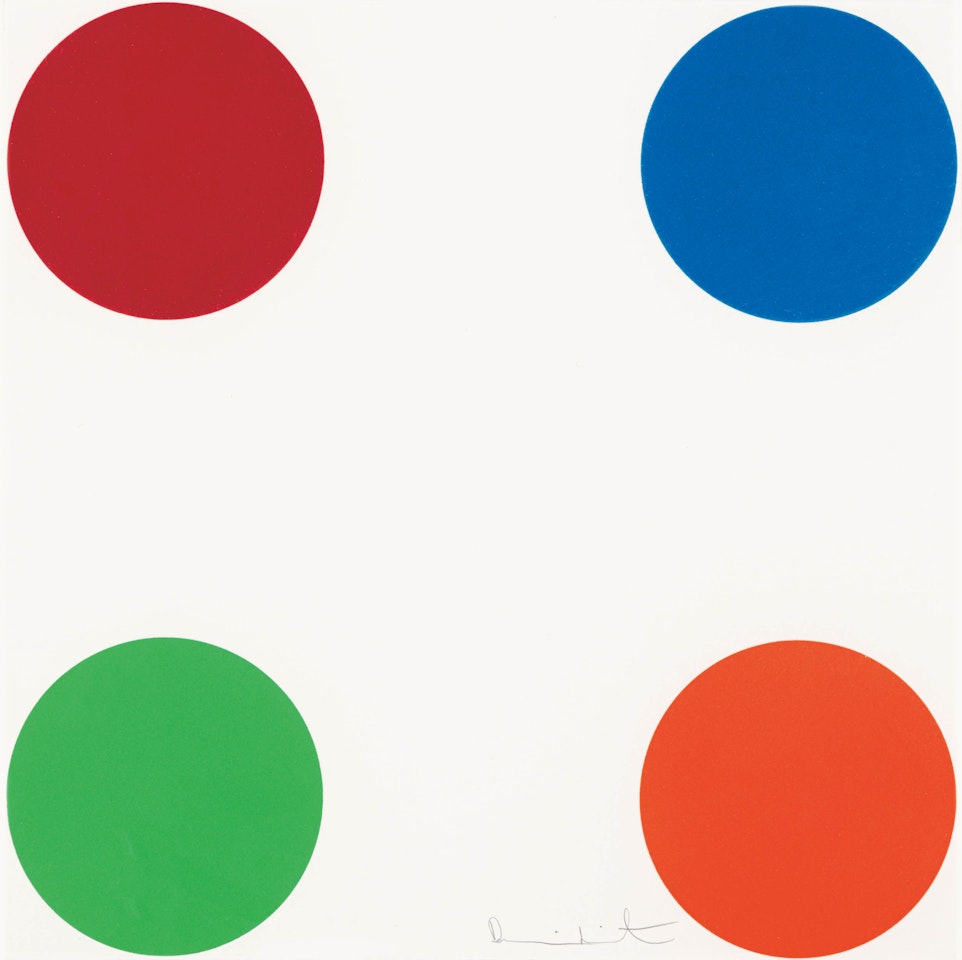 Fenbufen : 40 Woodcut Spots by Damien Hirst