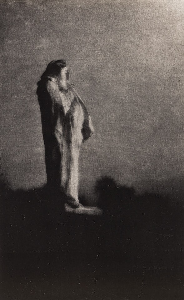 Rodin, Balzac Statue (II), Meudon by Edward Steichen