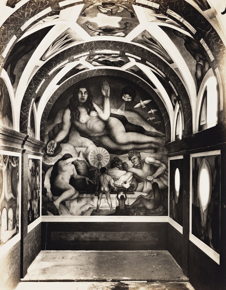 The Fecund Earth, Diego Rivera Murals, Chapingo, Mexico by Tina Modotti