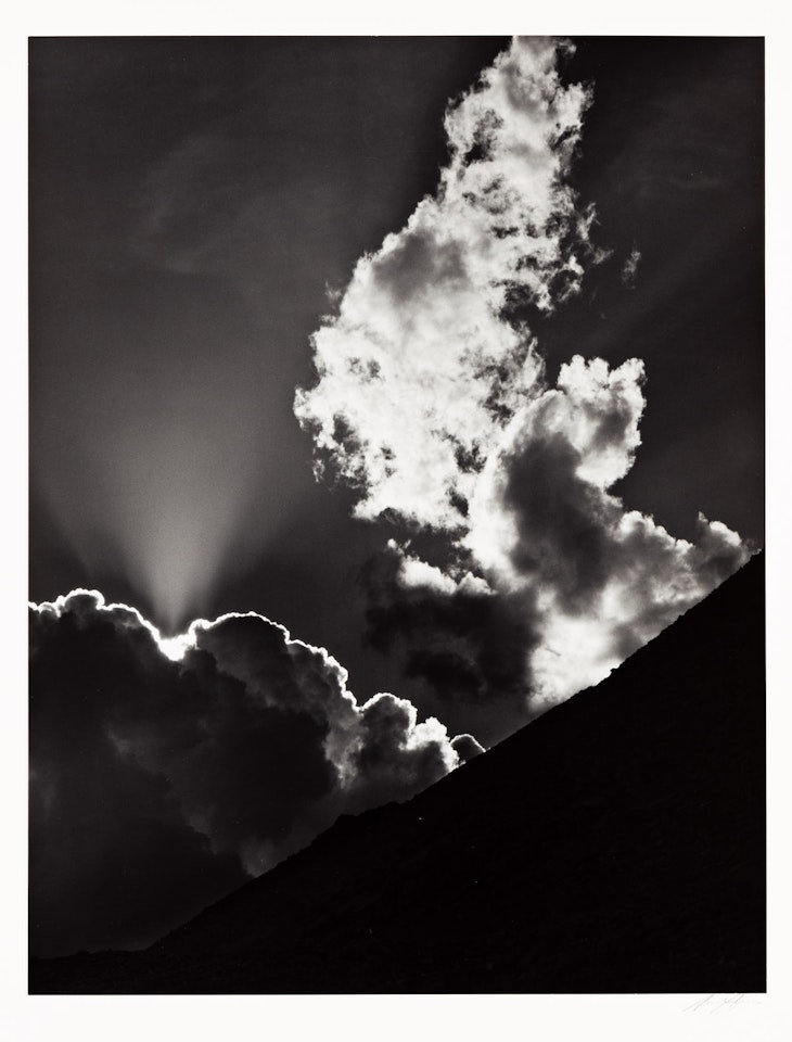 Evening Clouds, Sierra Nevada by Ansel Adams