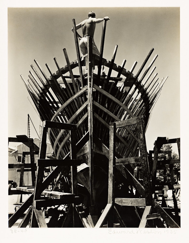 Boat Builder (Neil Weston) by Edward Weston