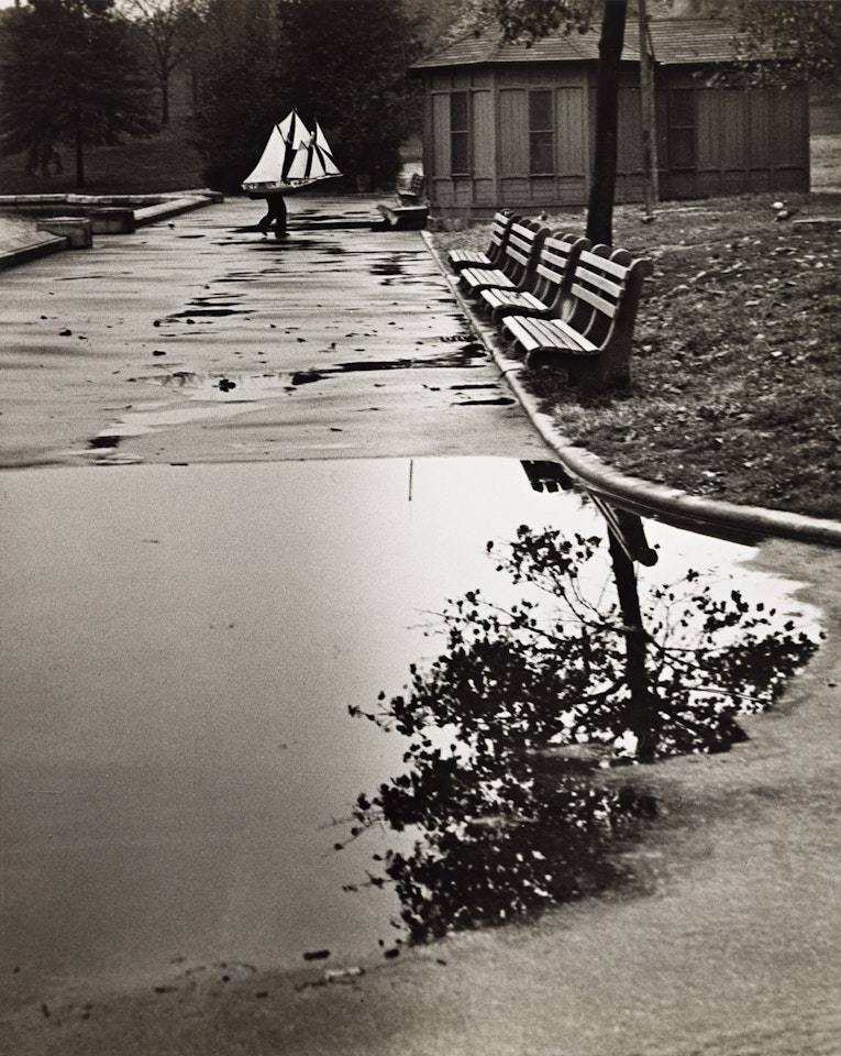 Homing Ship, Central Park, New York by André Kertész