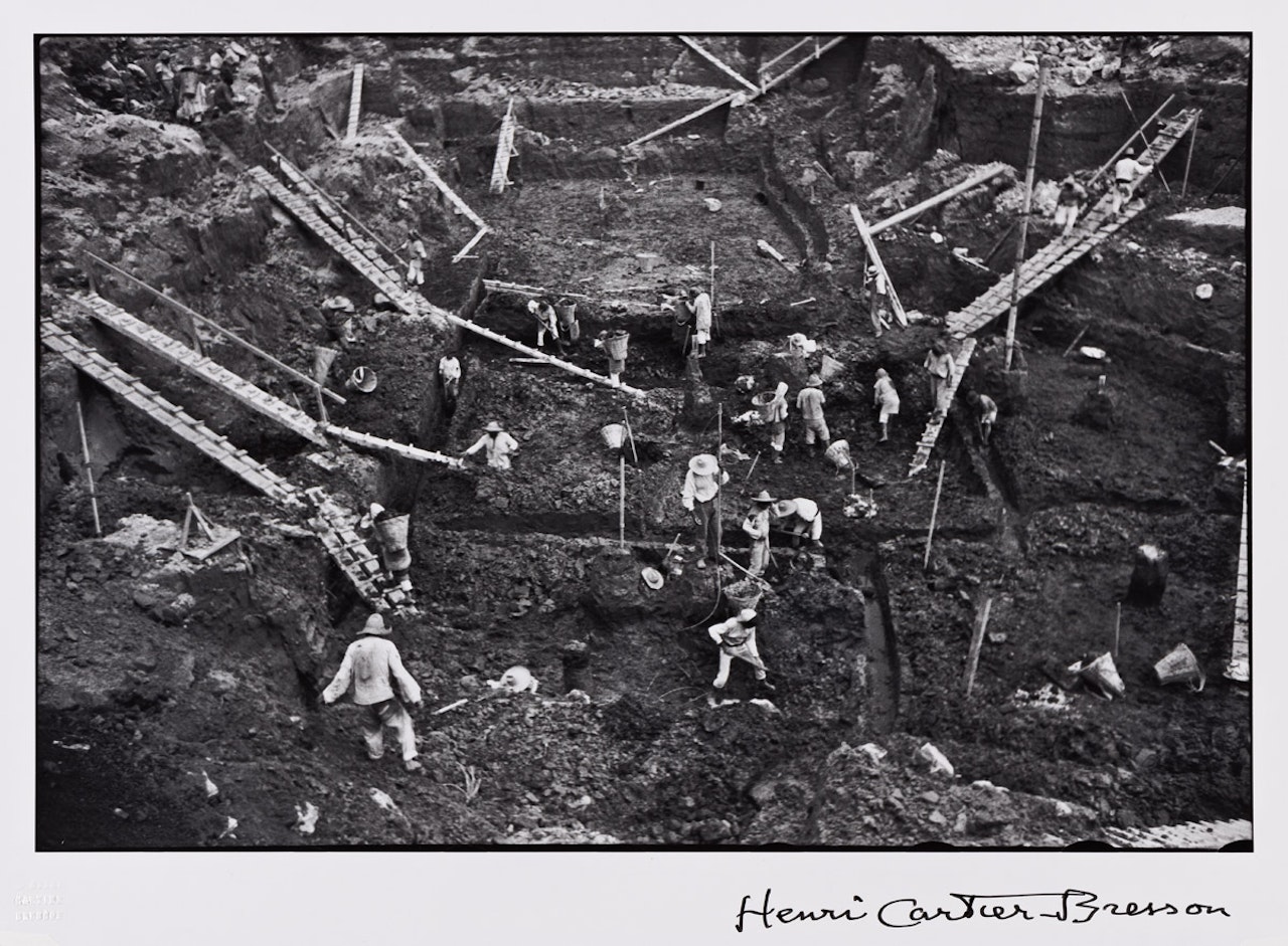 Mexico (workers in field) by Henri Cartier-Bresson