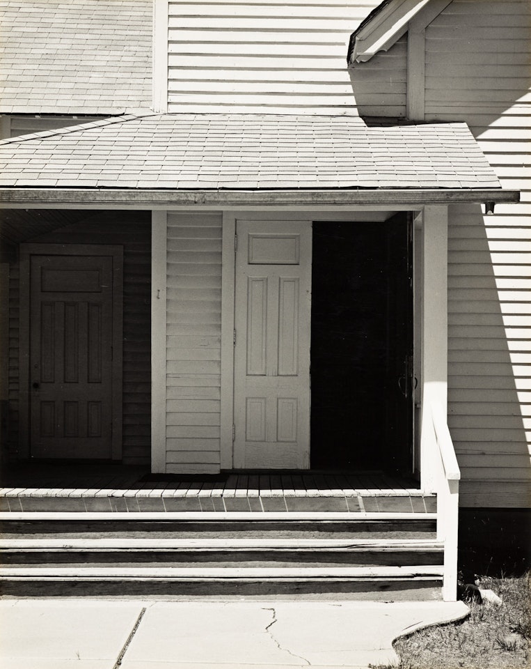 Entry, Methodist church, Calhan, Colorado by Robert Adams