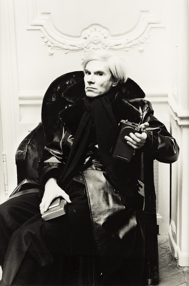 Andy Warhol, Paris, from Private Property Suite III by Helmut Newton