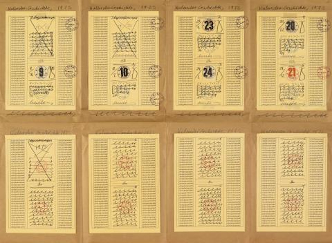 Kalender-Geschichte by Hanne Darboven