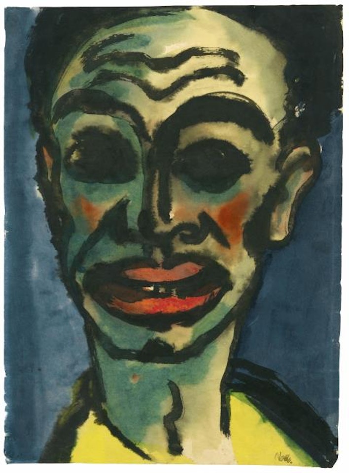 Männerkopf by Emil Nolde