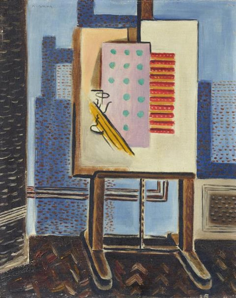 Interieur avec chevalet IV by Nicolas Ghika