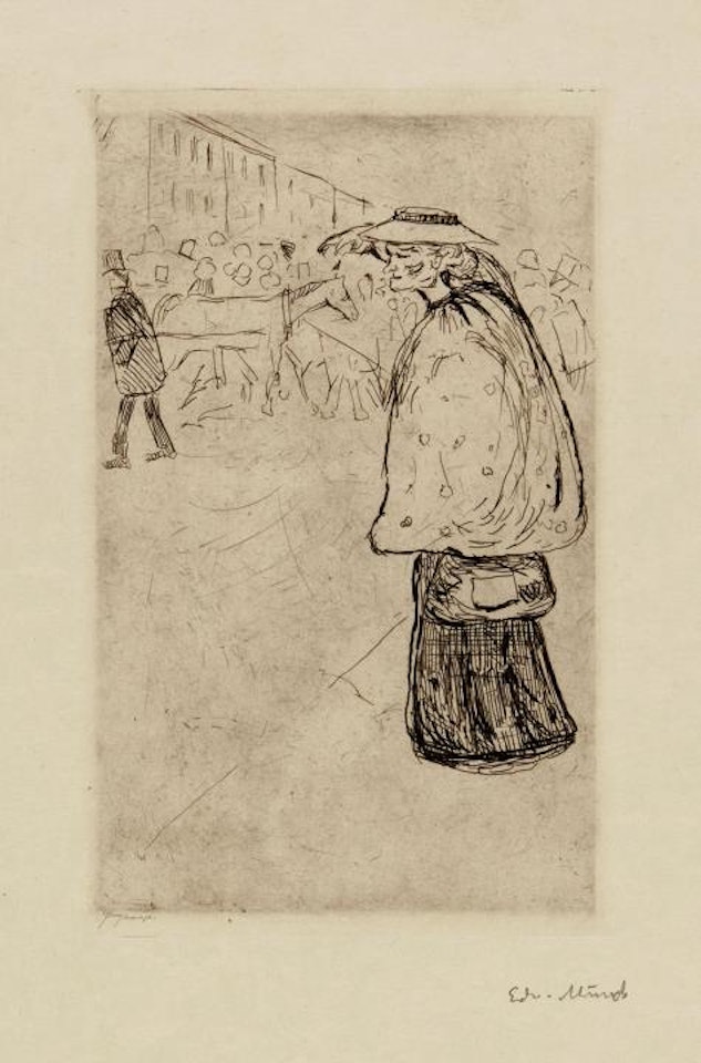 The Sailor's Bride (Straßentype) by Edvard Munch