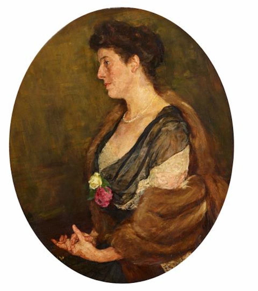 portrait of a lady by Max Slevogt